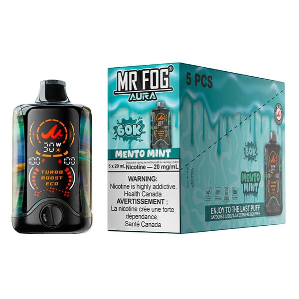 Mr. Fog - Aura 60K Puff Mento Mint product image