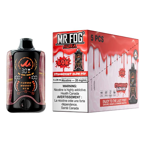 Mr. Fog - Aura 60K Puff Strawberry Blow Pop product image