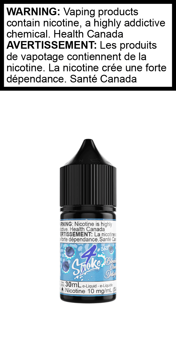 Cloud Haven 4 Stroke - #365 Blueberry Cheese Delight SALT salt nicotine e-liquid bottle