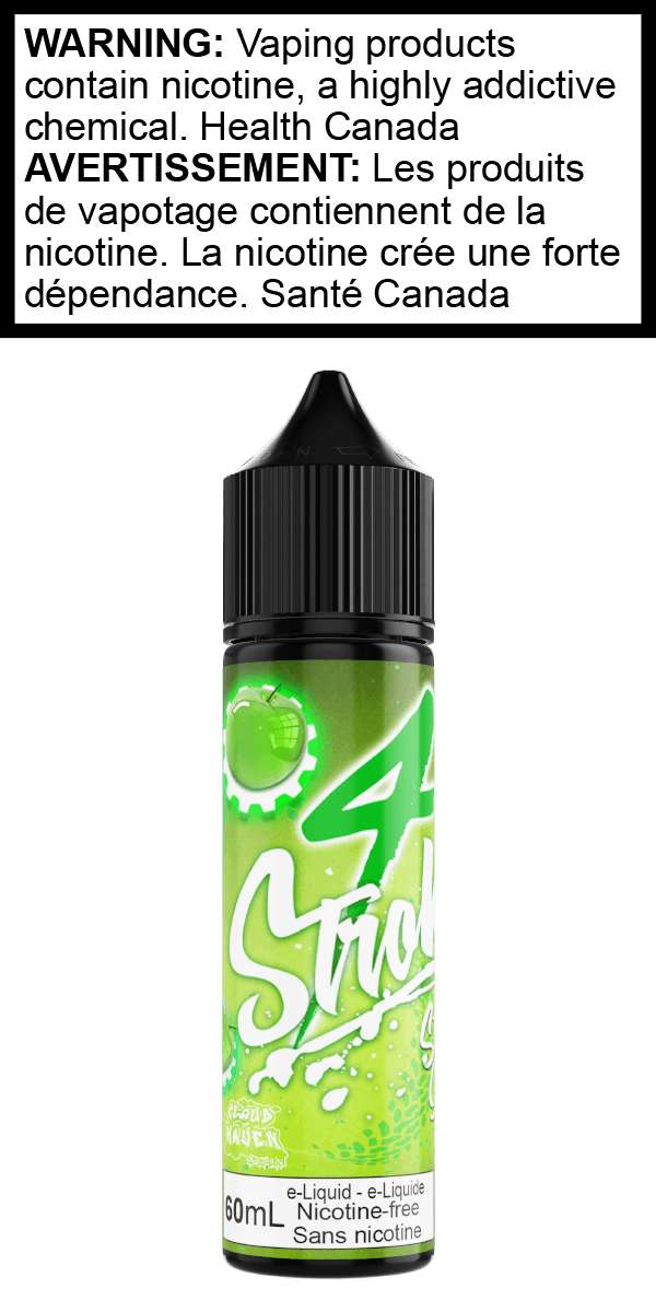 Cloud Haven 4 Stroke - #17 Green Apple Pop Test e-liquid bottle