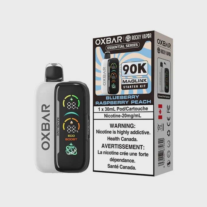 Oxbar - Maglink starter KIT 90K Blueberry Raspberry Peach 20mg disposable vape