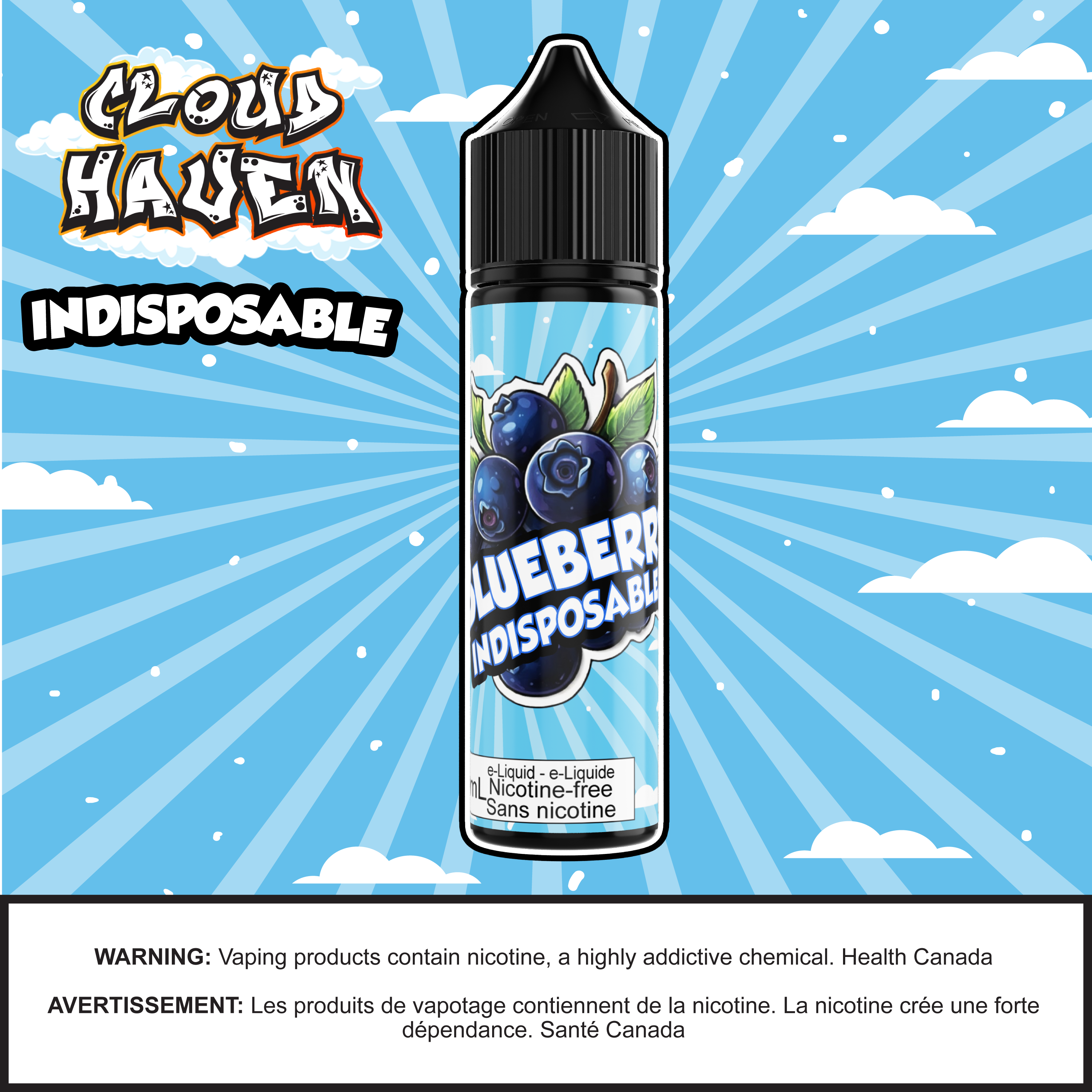 Cloud Haven - INDISPOSABLE Blueberry